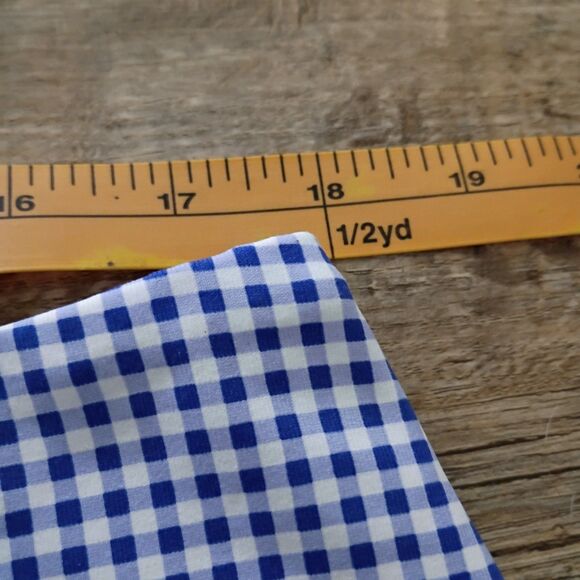 J.McLaughlin Blue Gingham Performance Pull On Nylon/Spandex Ankle Pant XL - Picture 6 of 8